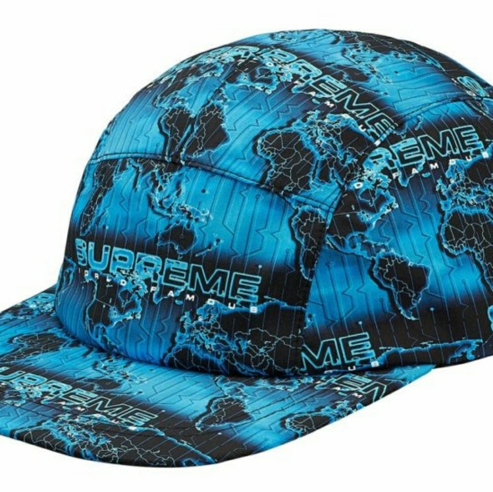 Authentic Cyan Camp Cap